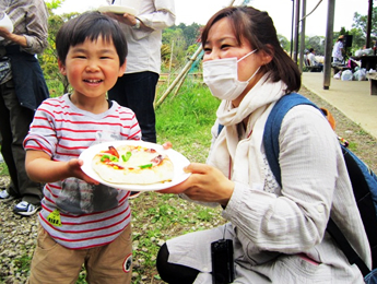 ピザの写真