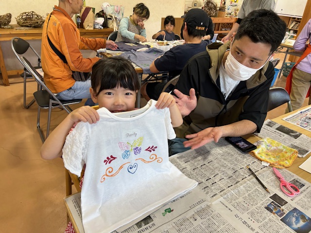 Tシャツづくりの様子