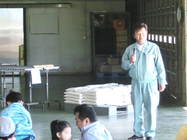 JA埼玉中央 宇津木センター長より今年の稲の生育状況についてのお話をお聞きしました