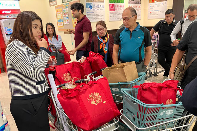 アジアの協同組合がコープみらいの店舗を視察