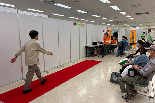 コープみらい活動サポーターブースの様子