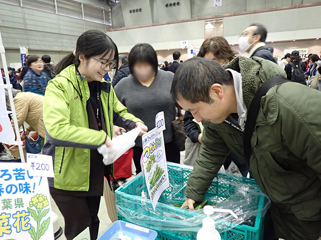 つかみどりの様子