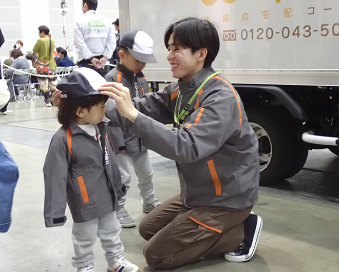 コーナーの様子