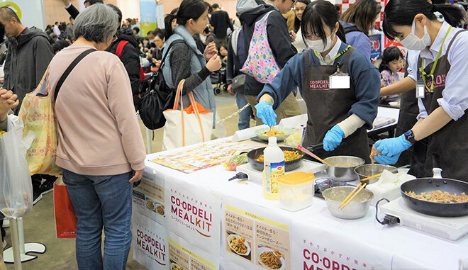コーナーの様子