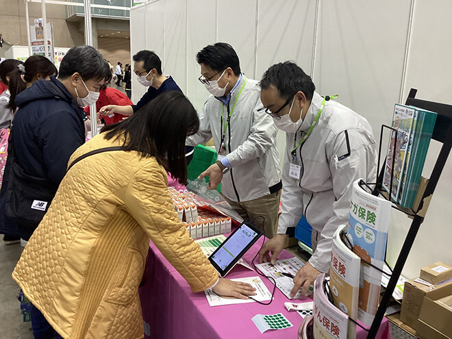 コーナーの様子