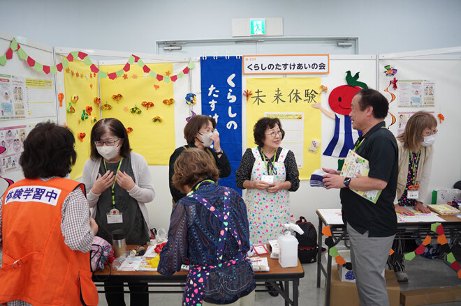 プチトマトの会の紹介ブース